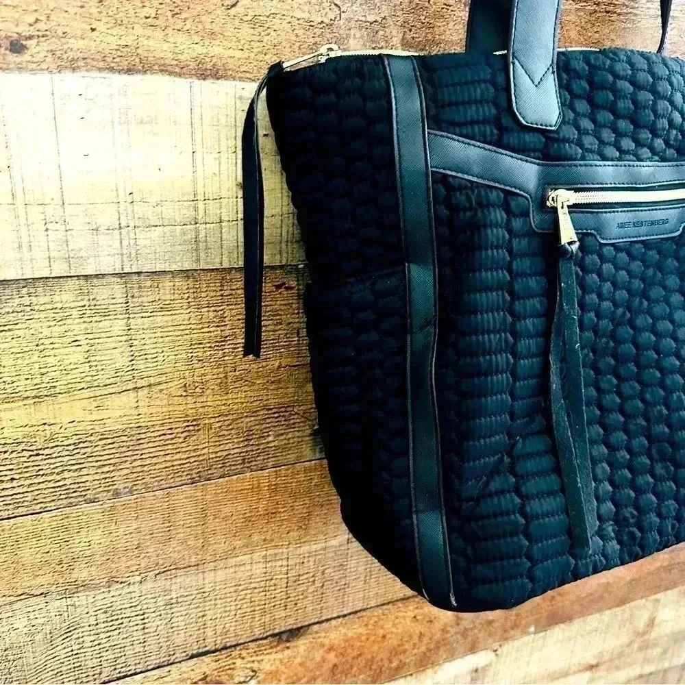 Aimee Kestenberg Quilted/Leather Large Tote